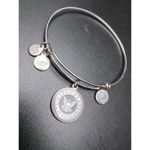 Alex and Ani U.S. Navy Charm Bracelet